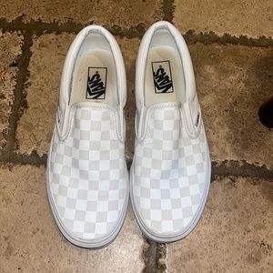 White checker vans